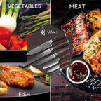 Wakoli EDIB 6-Piece Damascus Knife Set – Professional Chef Knives Set - Image 10