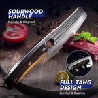 Topfeel 3PCS Butcher Knife Set Hand Forged chef knife Boning Knife, High Carbon - Image 5
