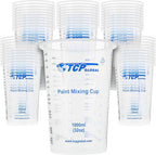 TCP Global 32 oz. Graduated Plastic Mixing Cups by TCPGlobal
