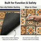 Boho Dish Drying Mat for Kitchen Counter - Image 3