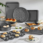 HONGBAKE Bakeware Sets, Baking Pans Set, Nonstick Oven Pan - Image 2