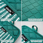 Alselo Silicone Pot Holders Set of 3 Heat Resistant & Non Slip Potholders - Image 3