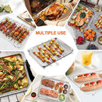 Homikit Baking Sheet with Rack Set, 18x13 Inches Stainless Steel Half Cookie - Image 7