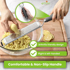 Spring Chef Stainless Steel Lemon Zester Grater - Image 4