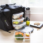 PrepNaturals 5 Pack 34 Oz Glass Meal Prep Containers - Image 7