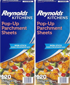 Reynolds Kitchens Pop-Up Parchment Paper Sheets, 10.7x13.75 Inch, 120 Sheets by ReynoldsConsumerProducts