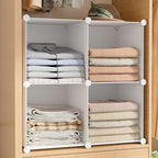 Stackable Closet Organizers and Storage 6 Cube Storage Organizer Closet - Image 2