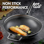 DOTCLAD Wok pan, Hybrid 13 inch Wok - Image 2