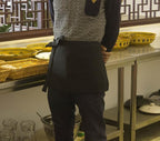 Resist water 3 big Pockets Waist Server Apron Kitchen Restaurant Unisex Half - Image 3