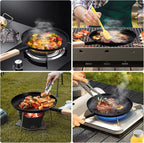 bodkar 8-inch Frying Pan Skillet Flat Crepe Pan, Lightweight Grill Pan - Image 5