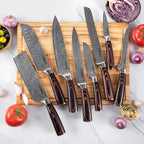 Seido Knives Master Chef Knife Set, 8-Piece Kitchen Knife Set, High-Carbon - Image 3