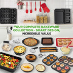 NutriChef 42-Piece Ultimate Nonstick Bakeware Set - Image 5
