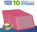Scrub and Wipe Scrubbing Pads – SCRUBIT Dual Sided Scouring Pad and Sponge - Image 5