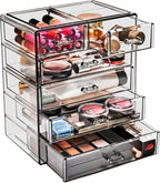 Sorbus Acrylic Makeup Organizer Set, 6-Drawer Vanity & Countertop Cosmetic - Image 8