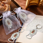 Misdary 24 Pcs Our Lady of Guadalupe Bottle Opener Keychain Catholic Bottle - Image 3
