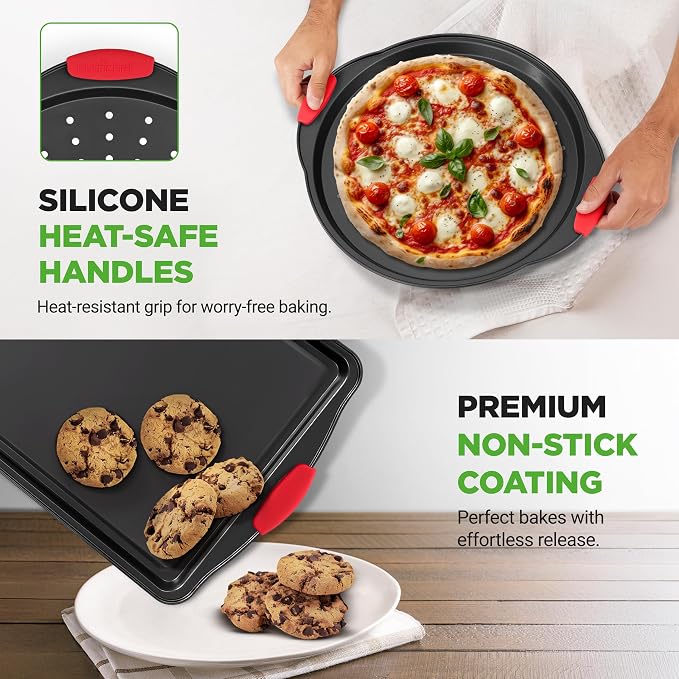 NutriChef 10-Piece Nonstick Kitchen Oven Baking Pans - Image 6