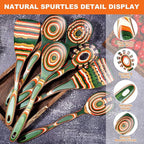 7Pcs Pakkawood Kitchen Utensils Set - Image 3