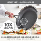 GreenPan Hybrid 10” Nonstick Stainless Steel Frying Pan, APEX Tri-Ply - Image 3