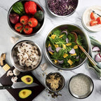 FineDine Stainless Steel Mixing Bowls Set, Dishwasher Safe, 6 Piece Metal - Image 7