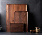 AZRHOM Small Walnut Wood Cutting Board - Image 8