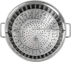 CONCORD Stainless Steel Stock Pot w/Steamer Basket. Cookware great - Image 2
