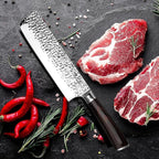 imarku Nakiri Knife, Razor Sharp 7 Inch Multipurpose Vegetable Japanese Chef - Image 9