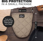 Oven Mitts Heat Resistant – Mini Oven Mitts, Silicone Gloves Heat Resistant - Image 3