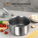 MICHELANGELO 3 Quart Saucepan - Image 7