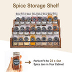 Aminigram Wood Spice Rack Organizer - Image 6