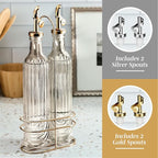 COOK WITH COLOR Glass Olive Oil Bottle Dispenser - Image 4