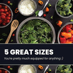WHYSKO Meal Prep Stainless Steel Mixing Bowls Set, Refrigerator, and Kitchen - Image 2