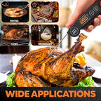 1 Second Instant Read Food Thermometer Rechargeable Meat Thermometer Digital - Image 3