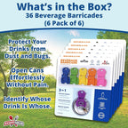Complete Cover Easy Tab Opener New and Improved 36PK Beverage Barricade 2.0 by - Image 7
