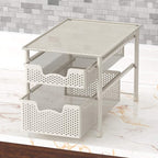 Simple Houseware Stackable 2 Tier Sliding Basket Organizer Drawer - Image 6