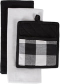 DII Buffalo Check Kitchen Collection, Classic Farmhouse Kitchen Set, Potholder by DII