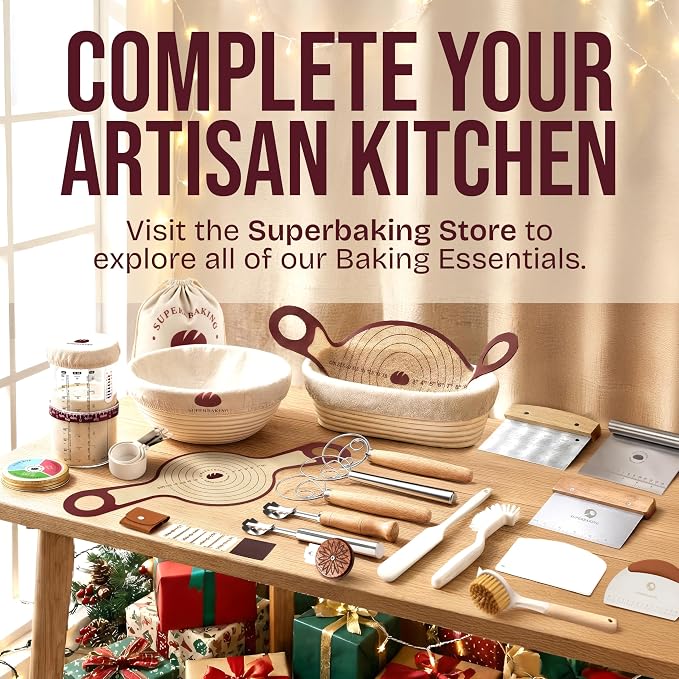 Superbaking Sourdough Starter Kit, Sourdough Bread Baking Supplies, Sourdough - Image 9