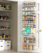 Moforoco White 9-Tier Over The Door Pantry Organizer, Pantry Organization And by MOFOROCO
