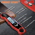 Instant Read Meat Thermometer for Grill and Cooking, Fast & Precise Digital - Image 6
