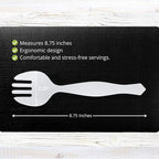 PARTY BARGAINS Disposable White Plastic Serving Forks 8.75 Inch – Heavy Duty - Image 2