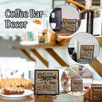 Coffee Bar Sign, Love is Brewing Farmhouse Tabletop Decor, Coffee and Tea Lover - Image 3