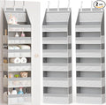 Criusia 2 Pack Over The Door Organizer, Heavy-Duty 6-Shelf Hanging Storage by Criusia