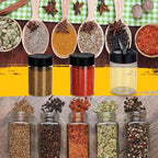 50 Pack 5.5 oz Spice Jars Plastic Clear Empty Bottles - Image 7