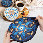5 Pieces Bowl Covers Reusable, 5 Size Elastic Cloth Bowl Covers - Image 4
