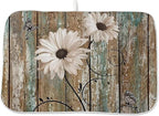 Floral Dish Drying Mat 18x24 Inches by OFIRD