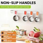 Spring Chef Magnetic Stainless Steel Measuring Cups, Kitchen Tools - Image 5