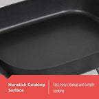 BLACK+DECKER Electric Skillet, Variable Temperature Control, Nonstick Cooking - Image 7