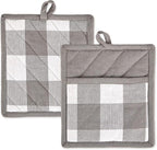 DII Buffalo Check Kitchen Collection, Classic Farmhouse Kitchen Set, One Size by DII