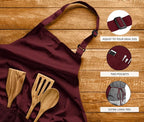 Utopia Kitchen 2 Pack Bib Apron, Adjustable - Image 4