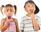 HIC Kitchen Flavor Blast Silicone Ice Pop Makers, Makes 4 Ice Pops - Image 4