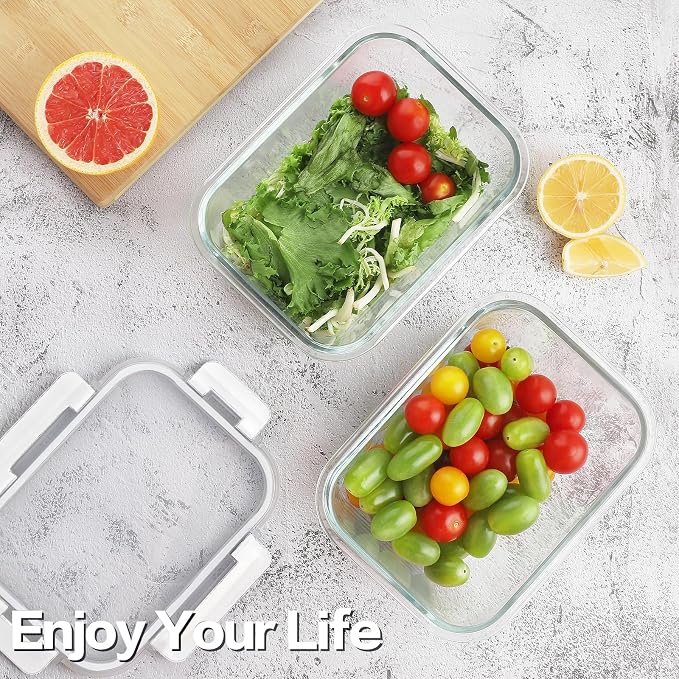 HOMBERKING 24pc Glass Food Storage Containers - Image 2
